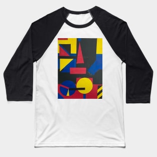 Game of Geometric Shapes Baseball T-Shirt